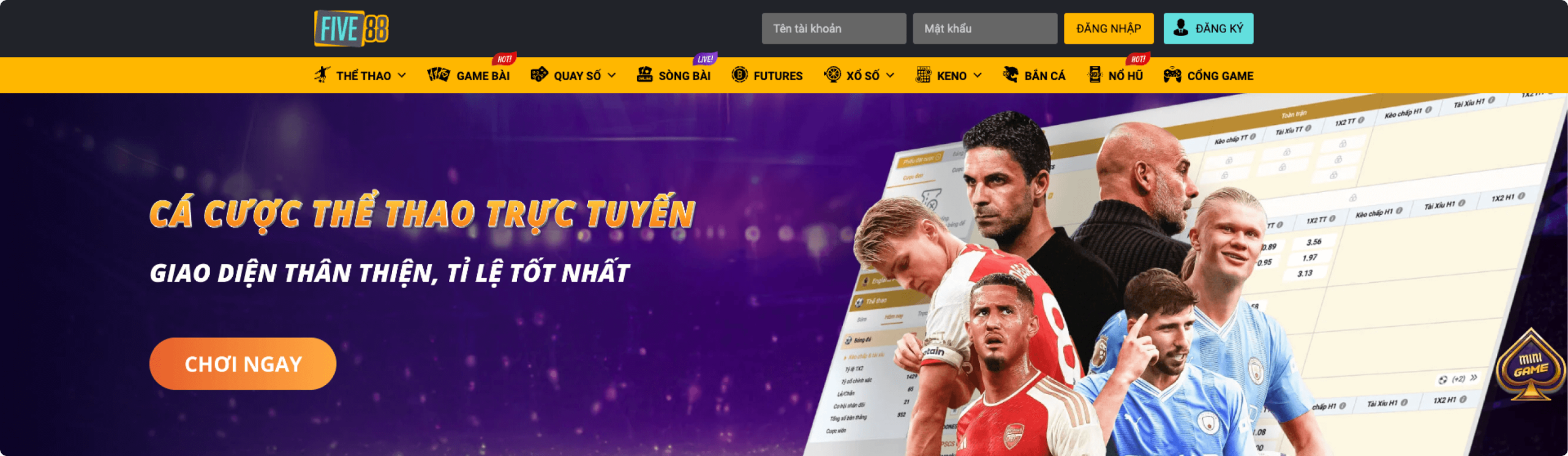 Five88 được tin tưởng giới thiệu bởi nhà cái uy tính 79