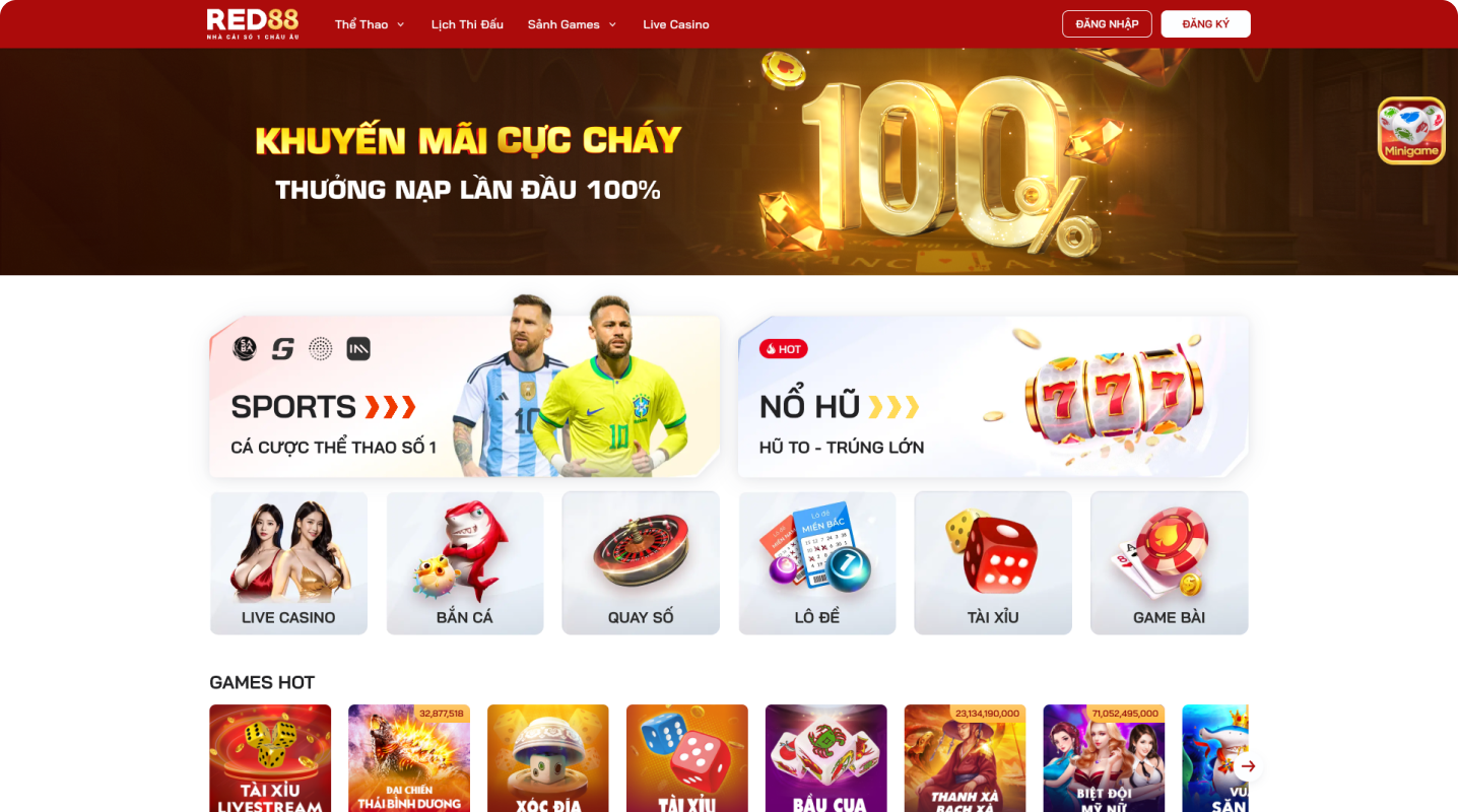 Red88 mobi được tin tưởng giới thiệu bởi nhà cái uy tính 79