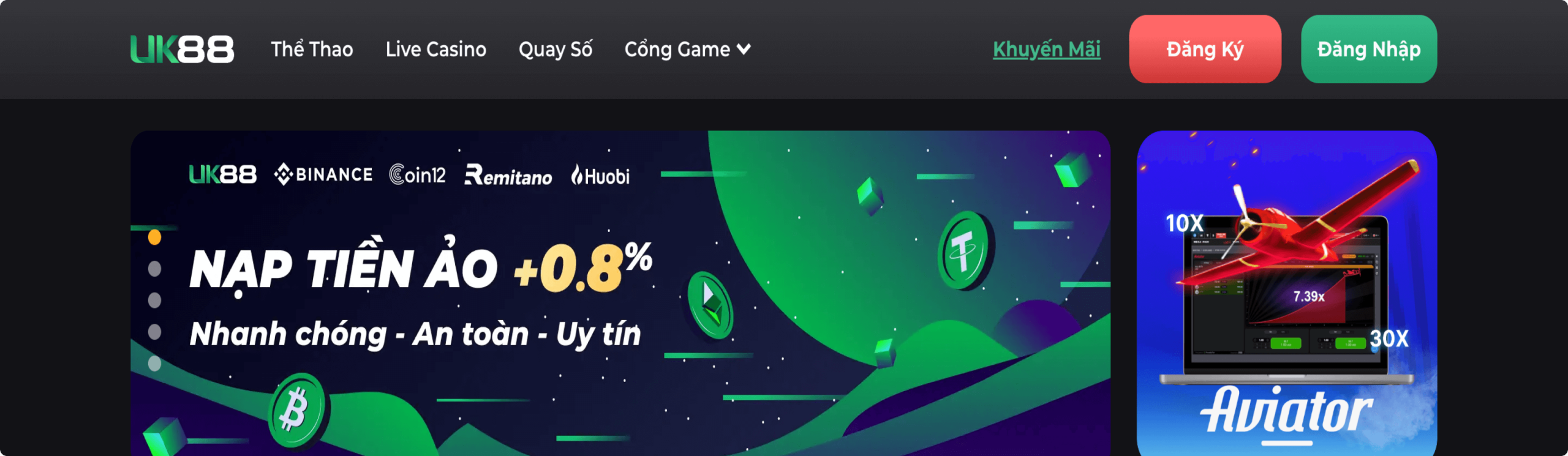 UK88 được tin tưởng giới thiệu bởi nhà cái uy tính 79