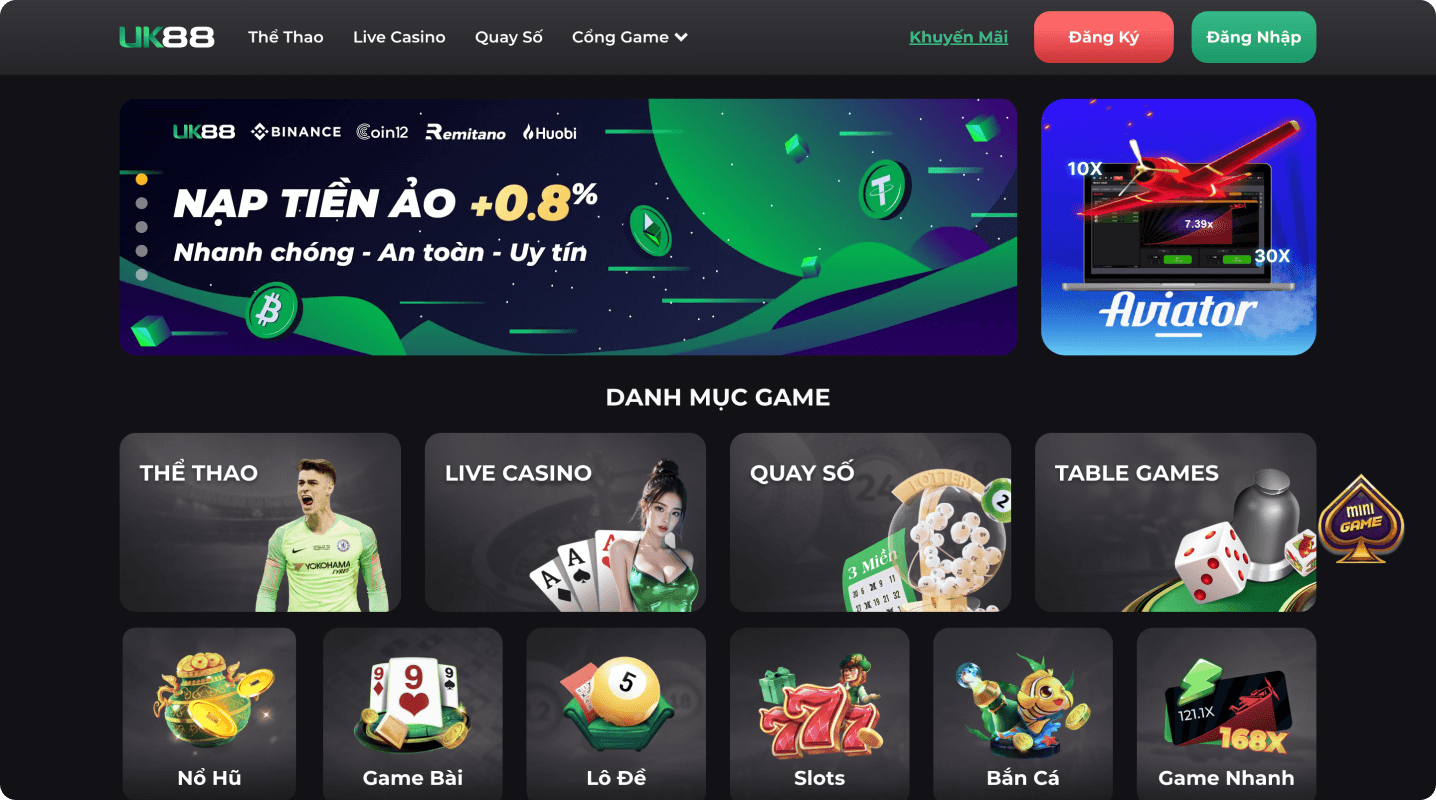 UK88 mobi được tin tưởng giới thiệu bởi nhà cái uy tính 79